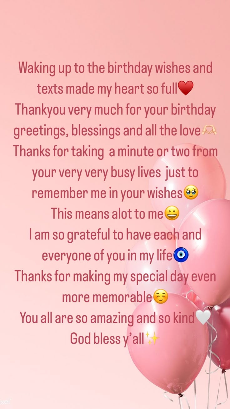 Thank You Message For Birthday Wishes