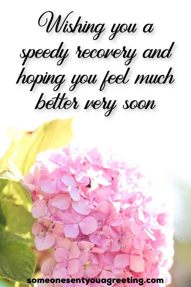 The Best Get Well Wishes For A Speedy Recovery