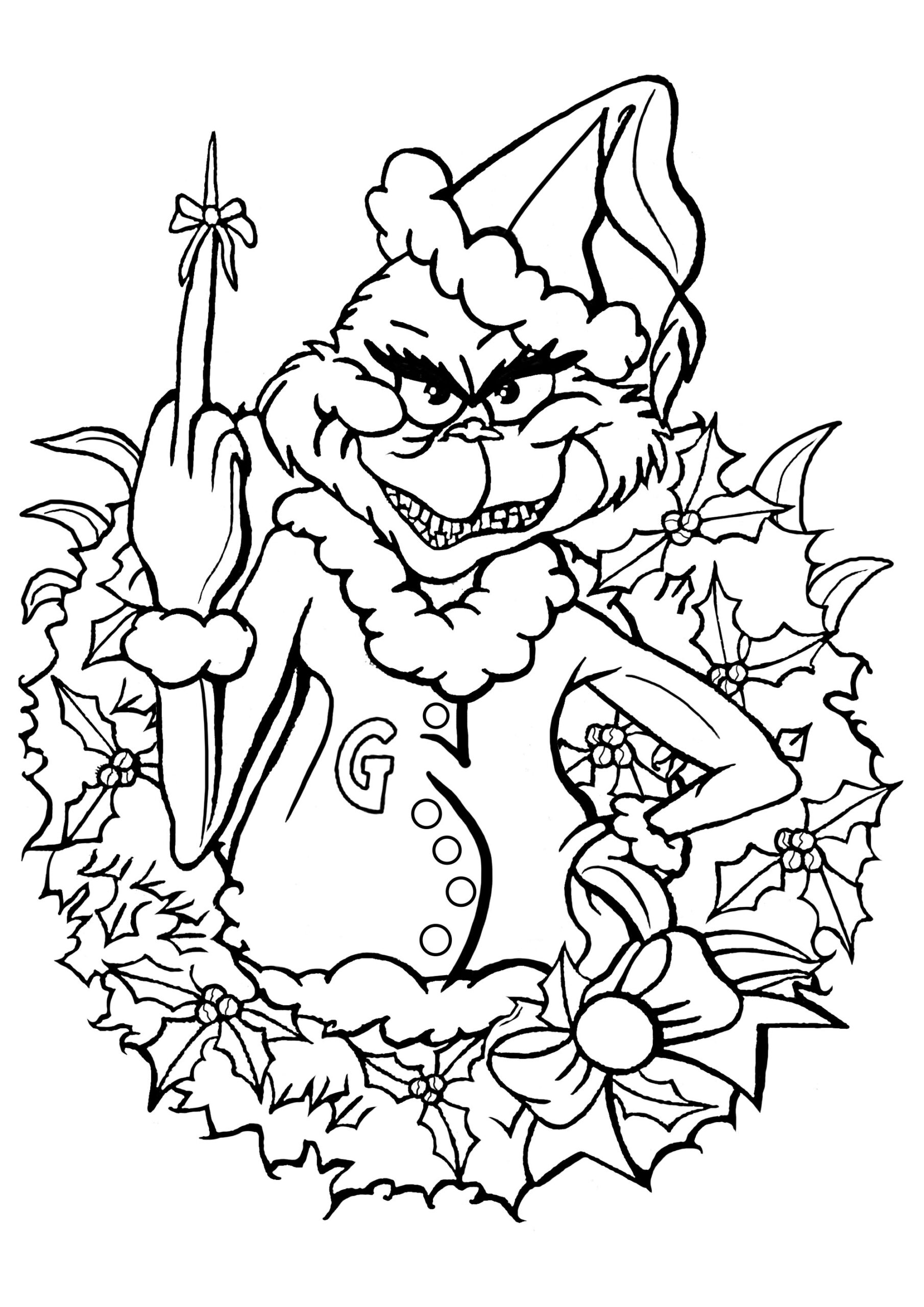 Christmas Coloring Pages For Adults