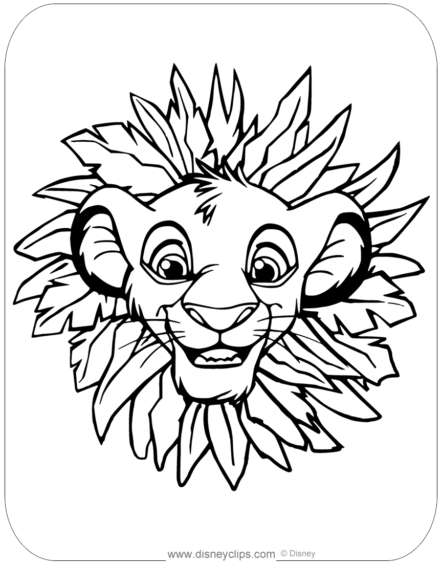 The Lion King Coloring Pages Printable PDF Disneyclips The Lion King Coloring Pages Printable PDF Disneyclips