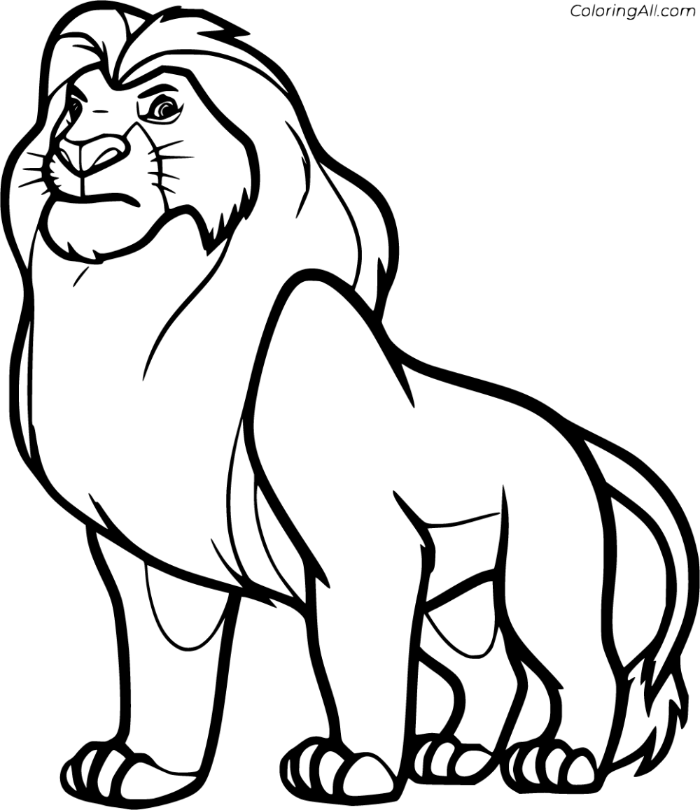 The Lion King Coloring Pages The Lion King Coloring Pages