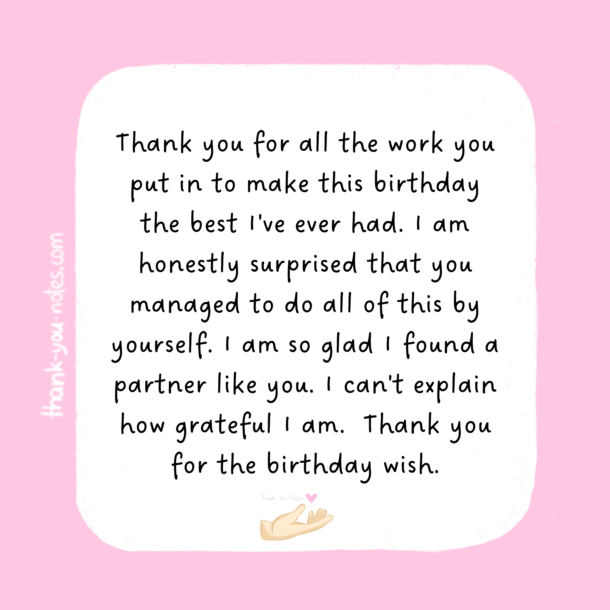 thank you notes for birthday wishes