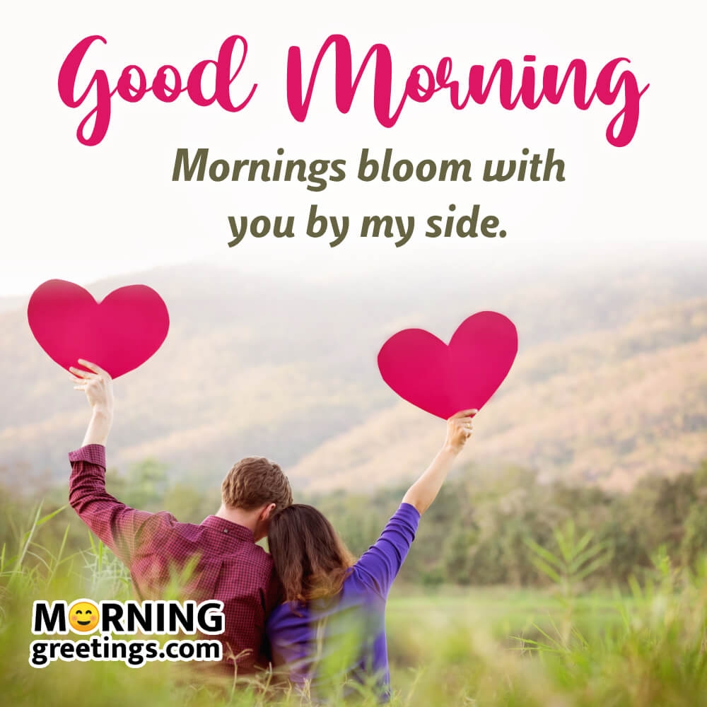 good morning wishes to a lover