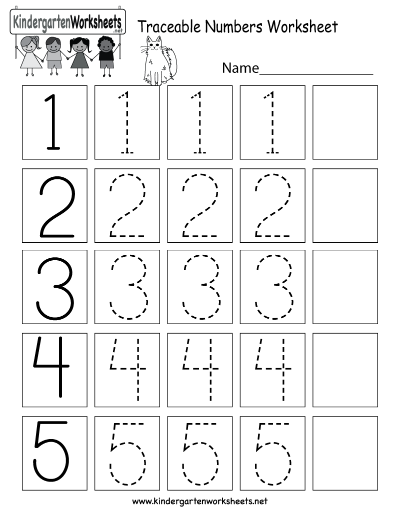 number tracing worksheets preschool