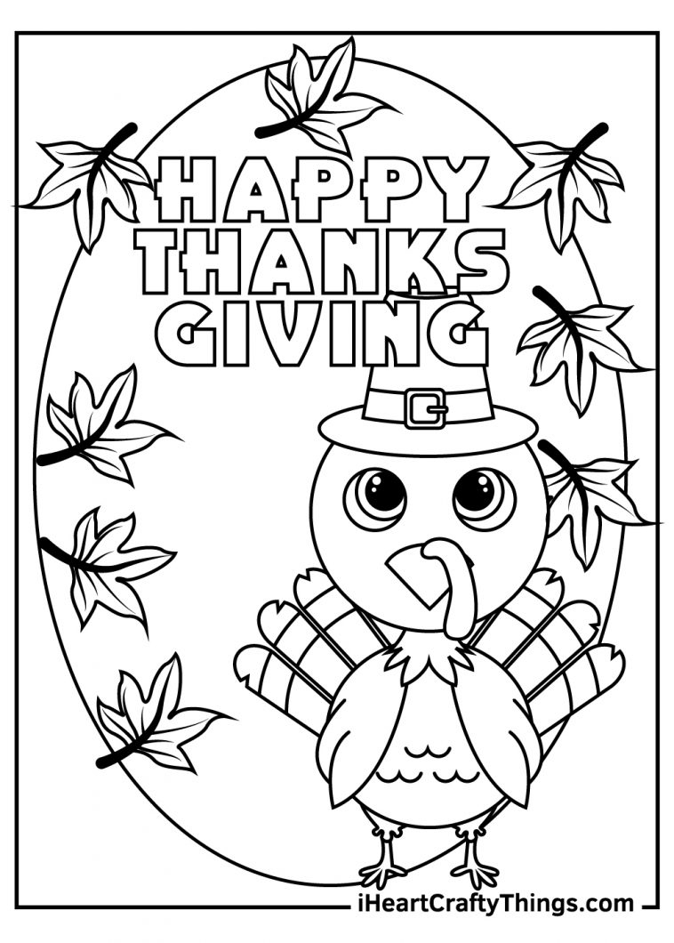 Turkey Coloring Pages 40 Printable PDFs For Free Download