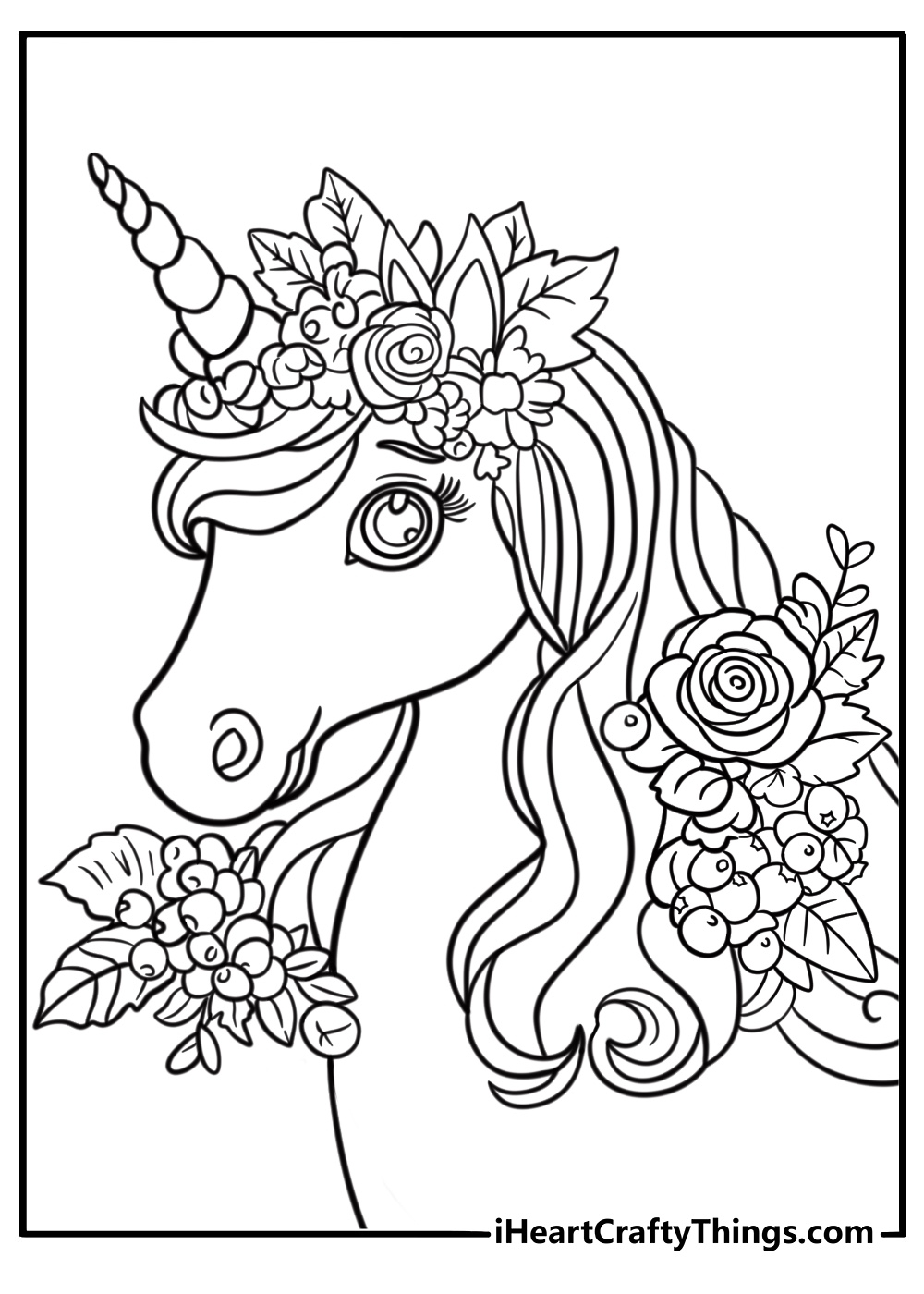 Printable Unicorn Coloring Sheets