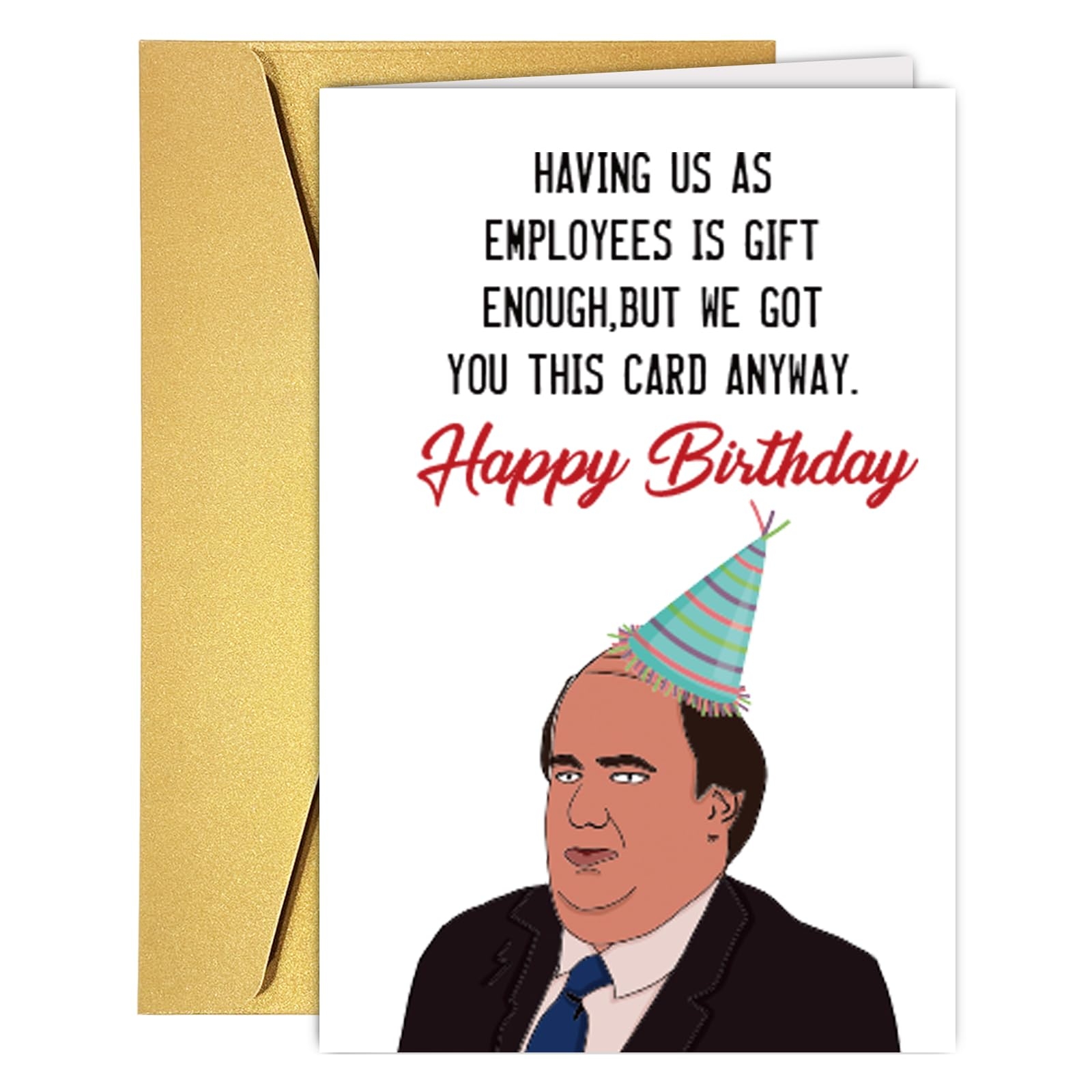 UUEFKTN Funny Birthday Cards For Boss Manager Witty Boss s Birthday Gift Card Humorous Boss Birthday Gift From Employees Greeting Cards Amazon au