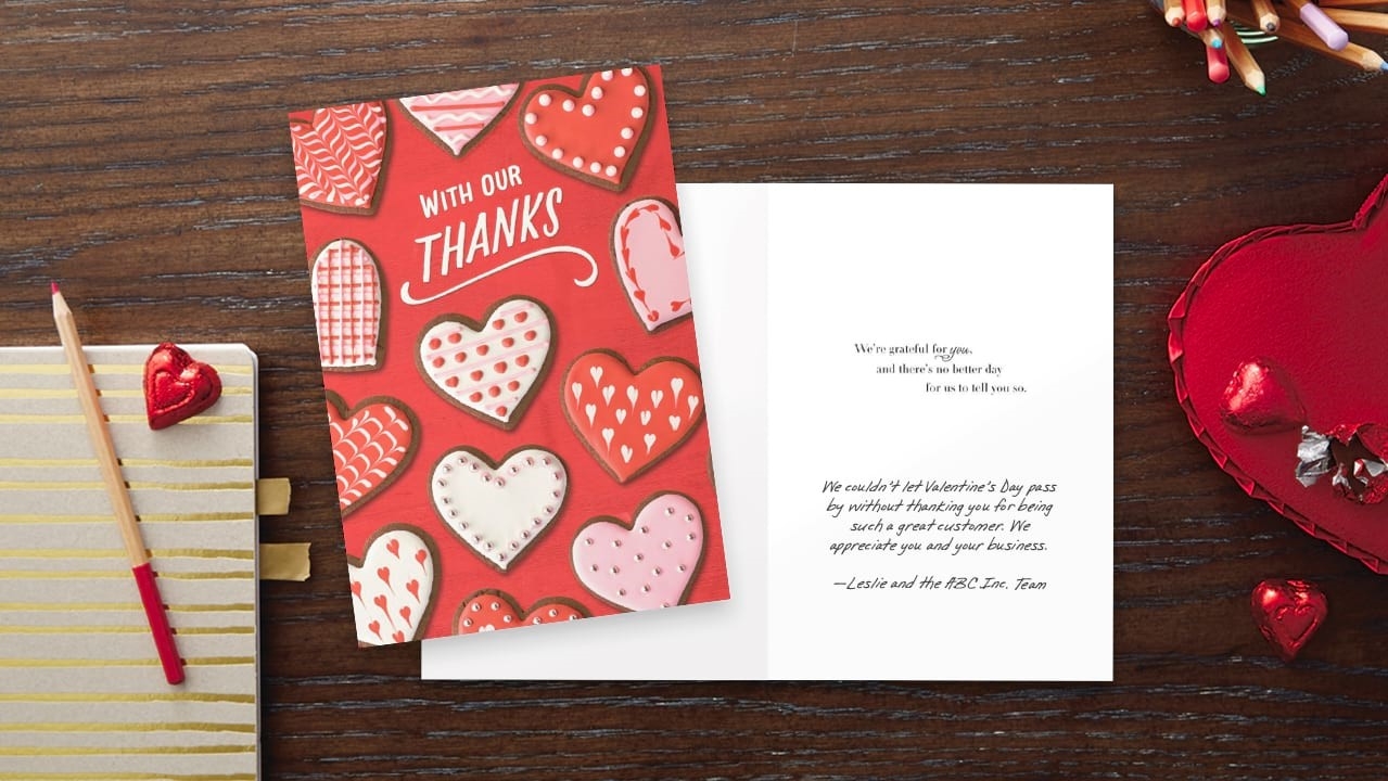 Valentine s Day Card Messages For Your Customers Hallmark Business Connections