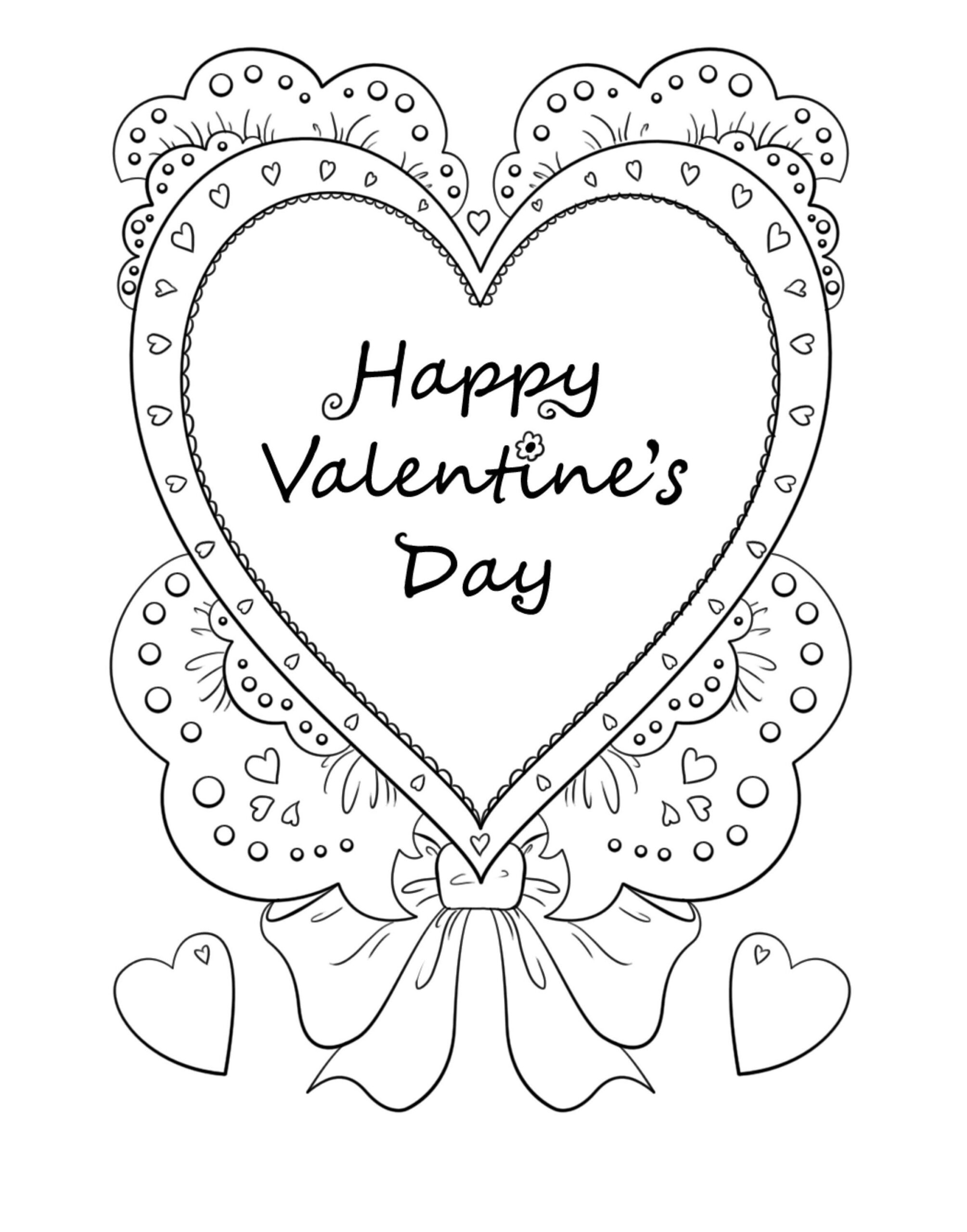Valentine s Day Sheets Happy Valentine s Day Coloring Page Heart Coloring Page Valentine s Day Sheets Happy Valentine s Day Coloring Page Heart Coloring Page