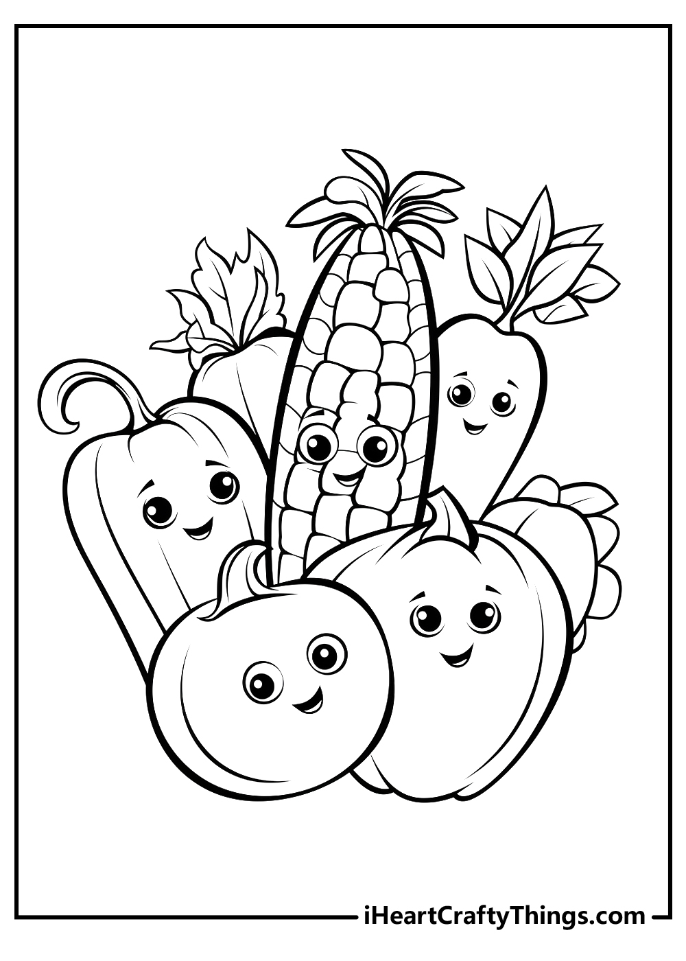Vegetable Coloring Pages 15 Free Printables Vegetable Coloring Pages 15 Free Printables