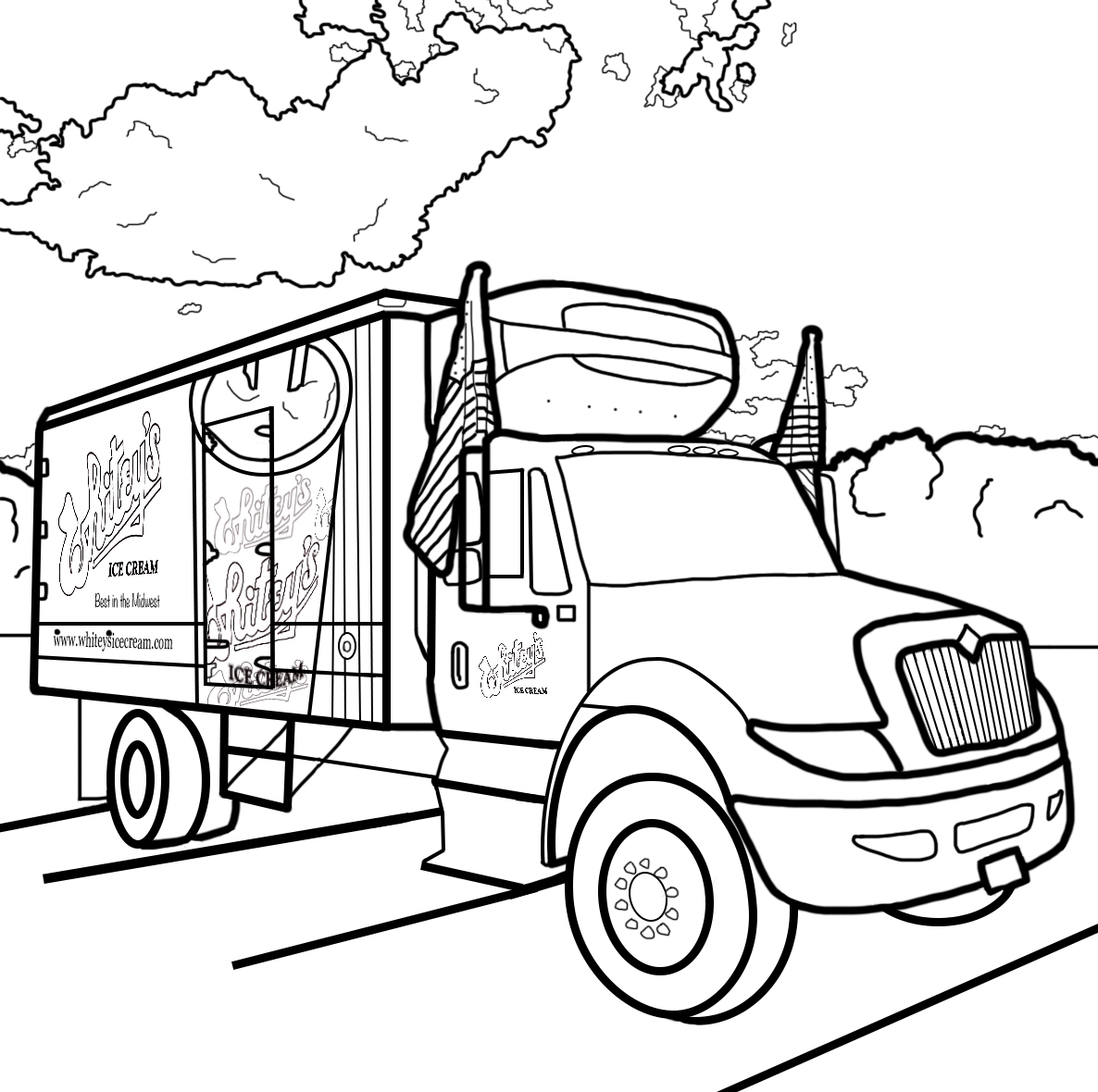 Whitey s Coloring Pages Whitey s Ice Cream Whitey s Coloring Pages Whitey s Ice Cream