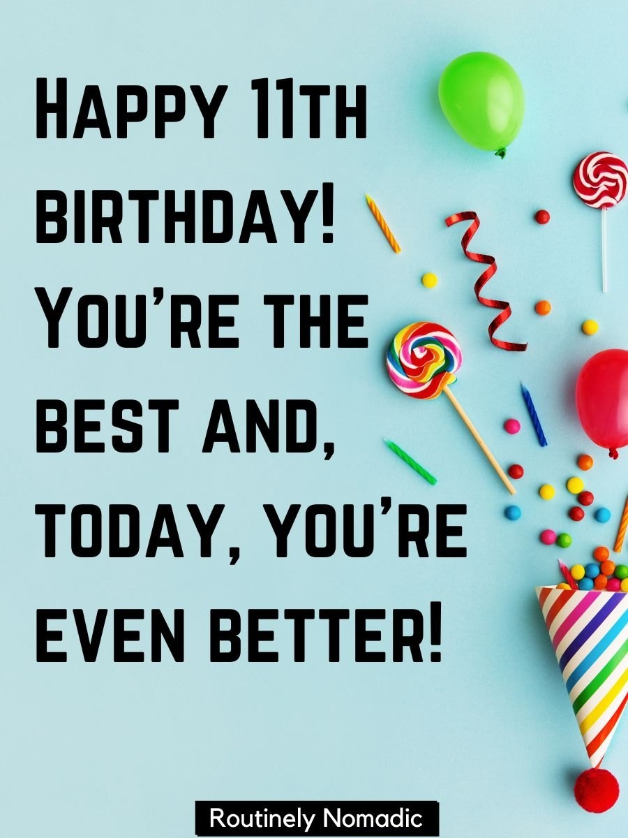 happy 11th birthday wishes
