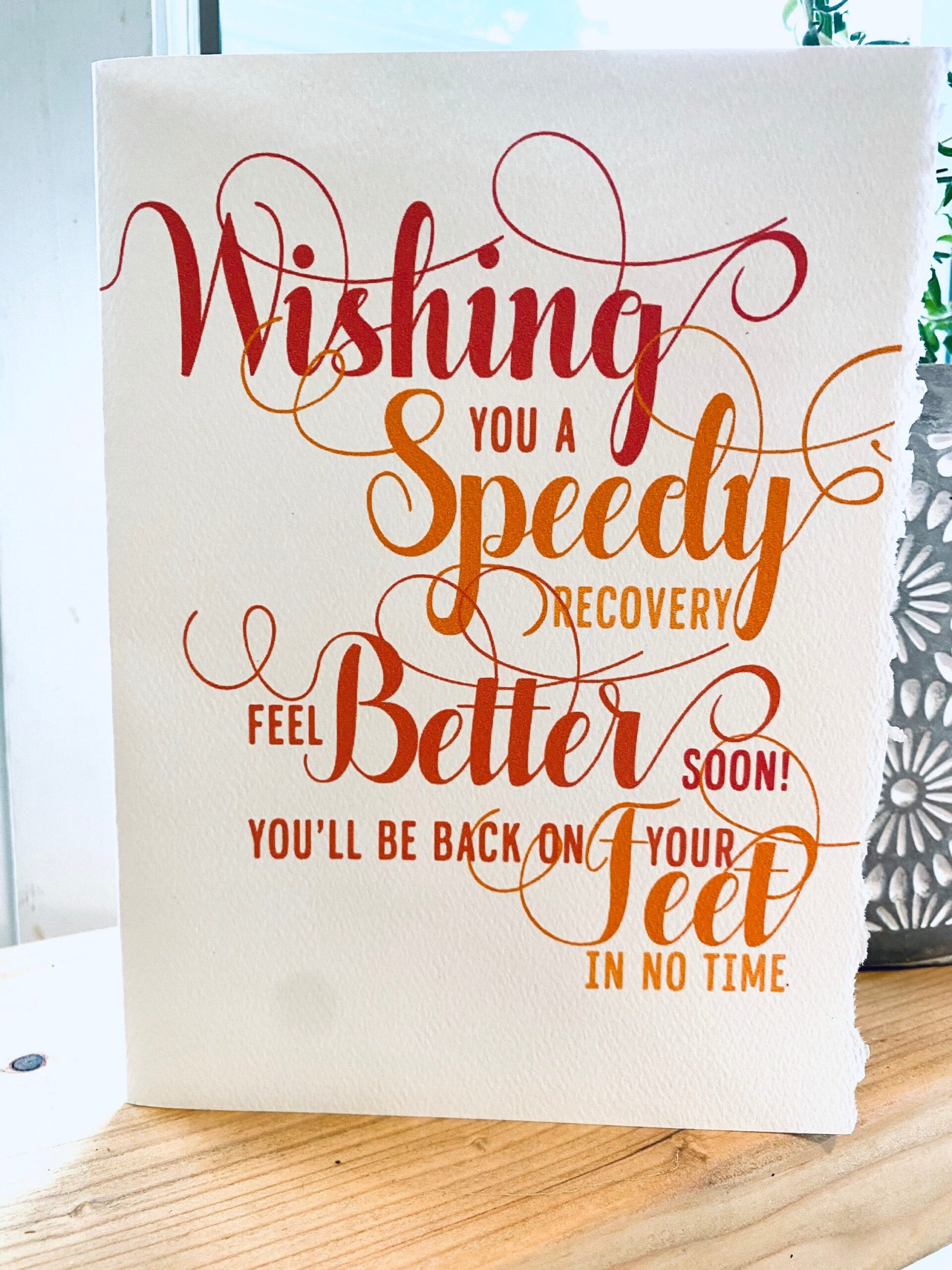best wishes for a speedy recovery