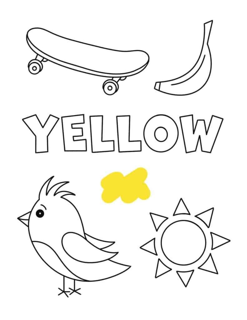 Yellow Color Activities And Worksheets For Preschool The Worksheets Library