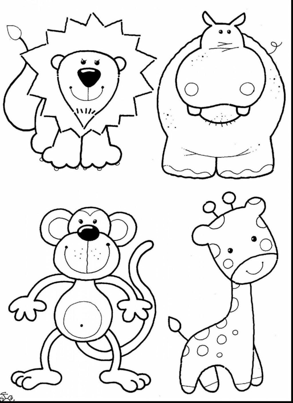 zoo animals coloring pages
